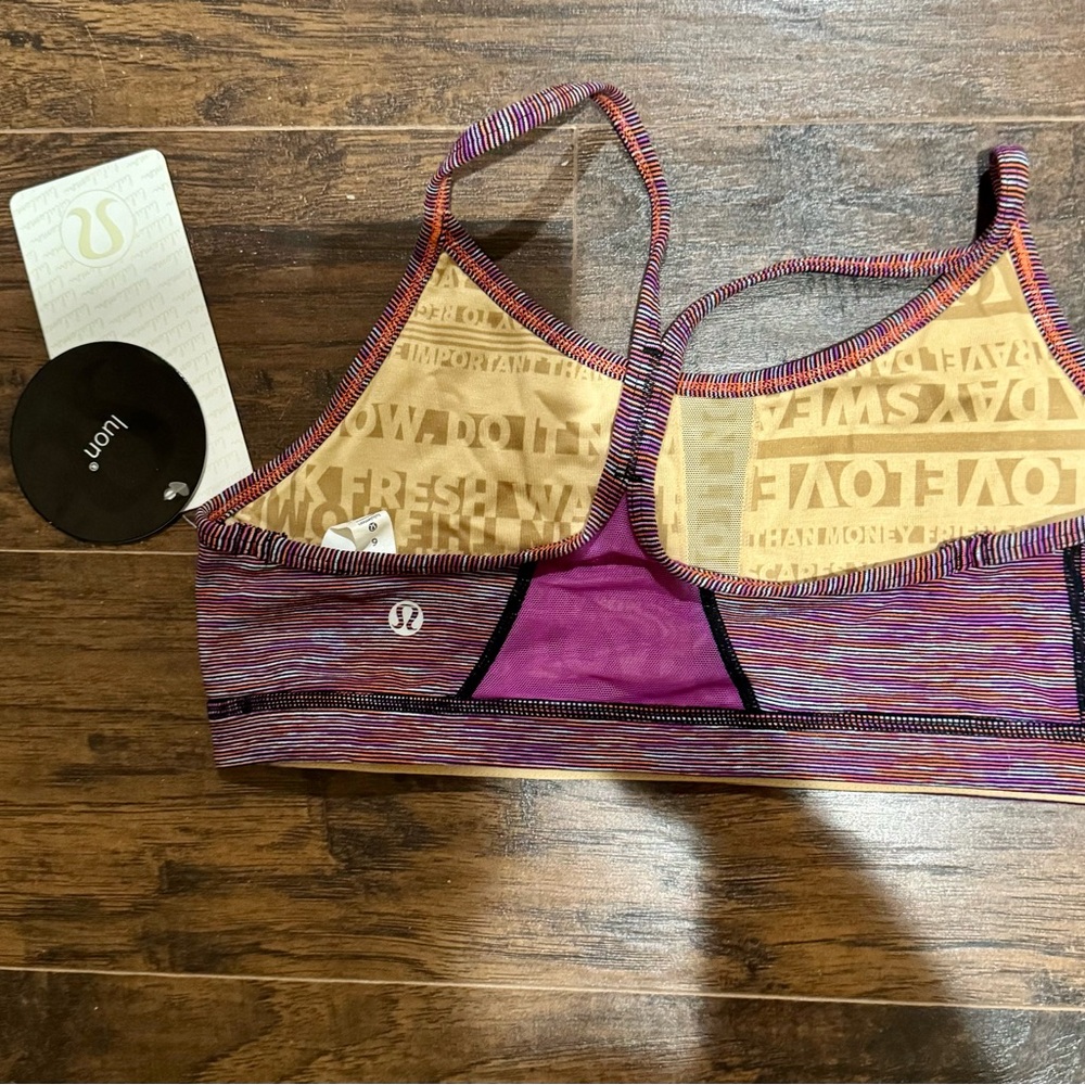 NWT lululemon athletica Multicolor Sports Bra - Picture 3 of 7